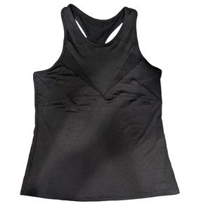 Racerback Athletic Black Tank Top by BCBGMaxazria Size Large